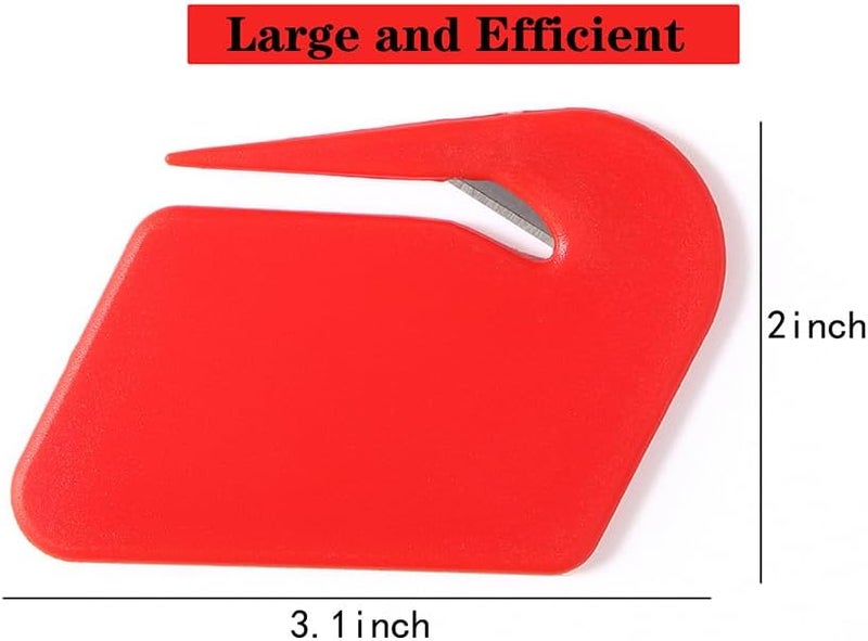 OZXTYO Magnetic Letter Openers - 3 Pack Envelope Slitter & Cutter, Mail Opener Blade with Magnet, Letter Opener for Women - Purple, Red, Lake Blue - Image 2